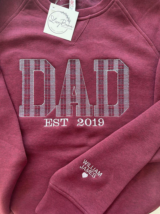 Embroidered DAD sweatshirt