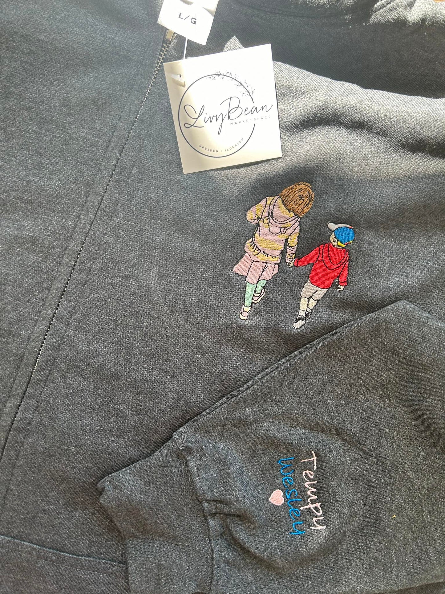 Custom Embroidered Photo Sweatshirt